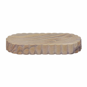 TOV Furniture Kira Sandstone Tray - Handcrafted Organic Accent for Elegant Decor, Perfect for Any Space Small TOV-C18705