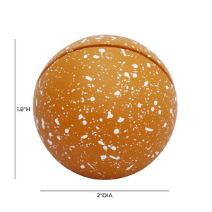 TOV Furniture Gabby Handcrafted Speckled Concrete Card Holders - Modern Tabletop Accent for Stylish Displays Terracotta TOV-C18709