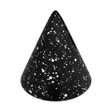 Gabby Speckled Black Cone Card Holder - Set of 4 TOV-C18710 TOV Furniture