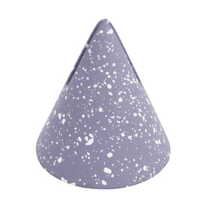 TOV Furniture Gabby Speckled Cone Card Holder Set - Modern Sculptural Accents for Stylish Tabletops and Decor Purple TOV-C18711