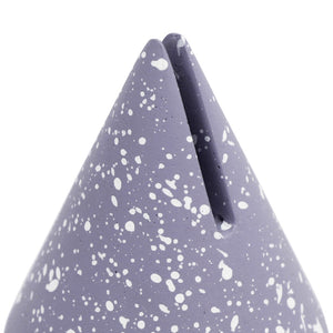 TOV Furniture Gabby Speckled Cone Card Holder Set - Modern Sculptural Accents for Stylish Tabletops and Decor Purple TOV-C18711