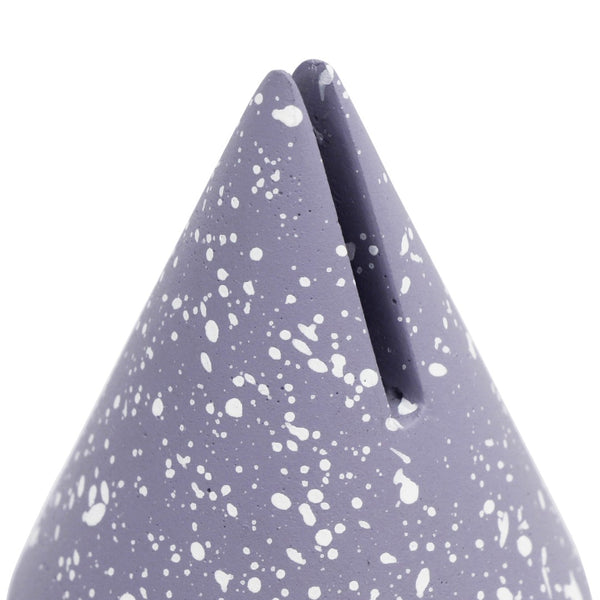 TOV Furniture Gabby Speckled Cone Card Holder Set - Modern Sculptural Accents for Stylish Tabletops and Decor Purple TOV-C18711