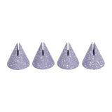 Gabby Speckled Purple Cone Card Holder - Set of 4 TOV-C18711 TOV Furniture