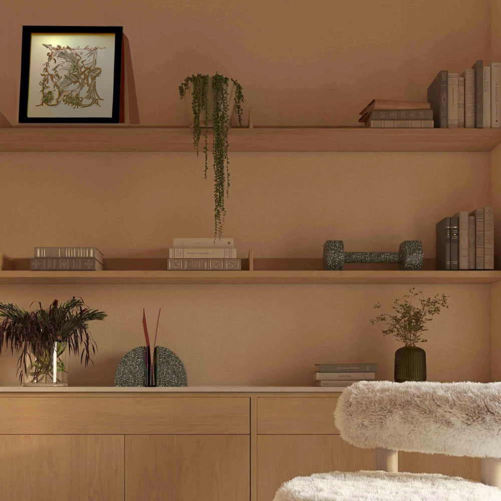 TOV Furniture Gabby Bookends - Handmade Concrete Décor for Stylish Shelves and Tables, Unique Sculptural Flair Green TOV-C18714