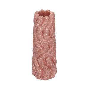 TOV Furniture Gabby Modern Speckled Concrete Vase - Sculptural Decorative Accent for Fresh Flowers & Dried Stems Pink TOV-C18716