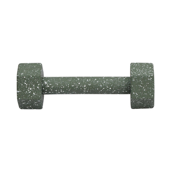 TOV Furniture Gabby Speckled Concrete Decorative Dumbbell - Unique Sculptural Accent for Modern Home Decor Green TOV-C18717