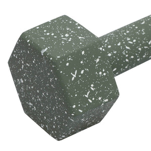 TOV Furniture Gabby Speckled Concrete Decorative Dumbbell - Unique Sculptural Accent for Modern Home Decor Green TOV-C18717