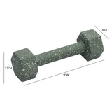 Gabby Speckled Army Green Decorative Barbell TOV-C18717 TOV Furniture