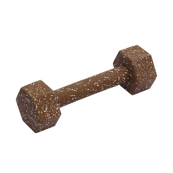 TOV Furniture Gabby Speckled Concrete Decorative Dumbbell - Unique Sculptural Accent for Modern Home Decor Red TOV-C18718