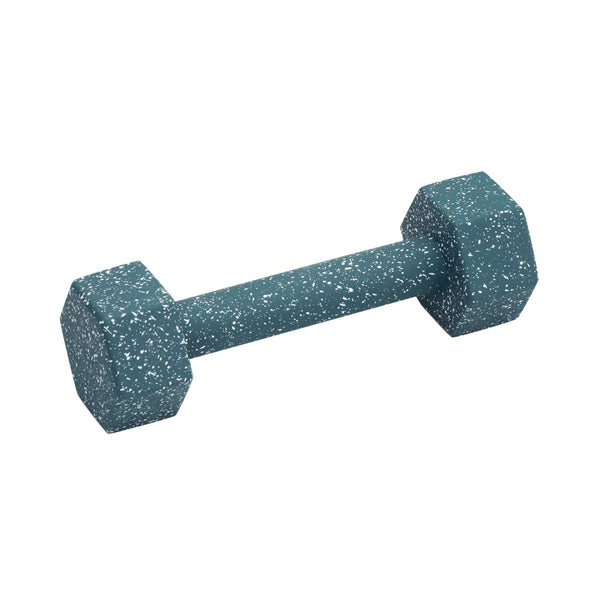 TOV Furniture Gabby Speckled Concrete Decorative Dumbbell - Unique Sculptural Accent for Modern Home Decor Blue TOV-C18719