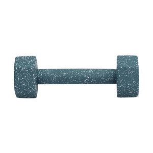 TOV Furniture Gabby Speckled Concrete Decorative Dumbbell - Unique Sculptural Accent for Modern Home Decor Blue TOV-C18719