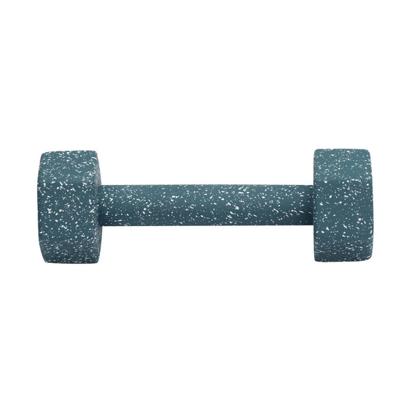 TOV Furniture Gabby Speckled Concrete Decorative Dumbbell - Unique Sculptural Accent for Modern Home Decor Blue TOV-C18719