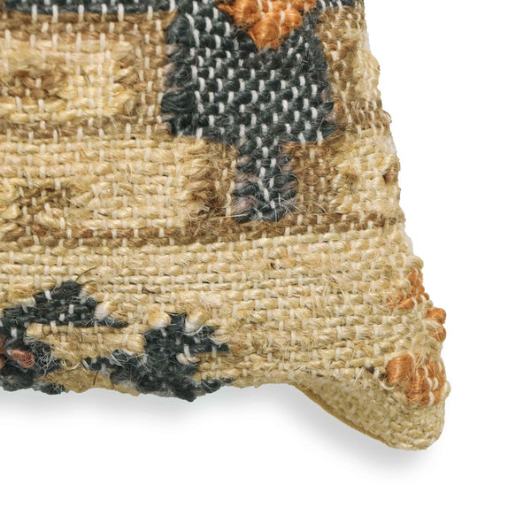 TOV Furniture Sephine Cotton 24"x14" Bohemian Rectangular Throw Pillow with Tribal Design for Cozy Living Spaces TOV-C18725