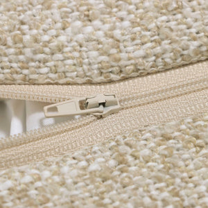 TOV Furniture Bonney 20" Boucle Square Throw Pillow Cover - Modern Textured Design for Cozy Home Elegance Brown / With Insert TOV-C18727