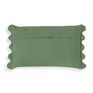 TOV Furniture Portia 20"x12" Handcrafted Embroidered Cotton Flex Throw Pillow Cover for Vibrant Home Décor Aqua / With Insert TOV-C18741