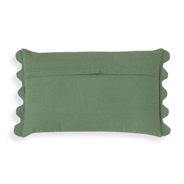 TOV Furniture Portia 20"x12" Handcrafted Embroidered Cotton Flex Throw Pillow Cover for Vibrant Home Décor Aqua / With Insert TOV-C18741