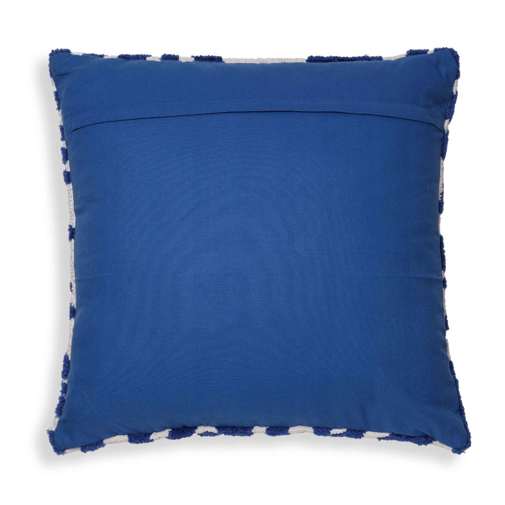TOV Furniture Coast 26" Luxe Tufted Throw Pillow - Plush Cotton Accent for Stylish Living Room or Bedroom Decor Blue TOV-C18777