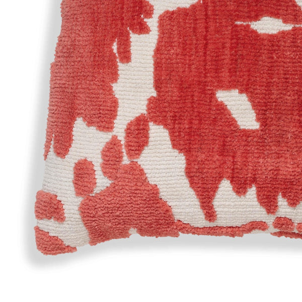 TOV Furniture Coast 26" Luxe Tufted Throw Pillow - Plush Cotton Accent for Stylish Living Room or Bedroom Decor Pink TOV-C18779