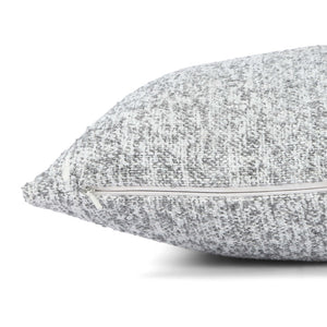 TOV Furniture Poh 16" Boucle Square Throw Pillow – Soft, Textured Accent for Cozy Living Spaces and Stylish Decor Washed Grey / With Insert TOV-C18799