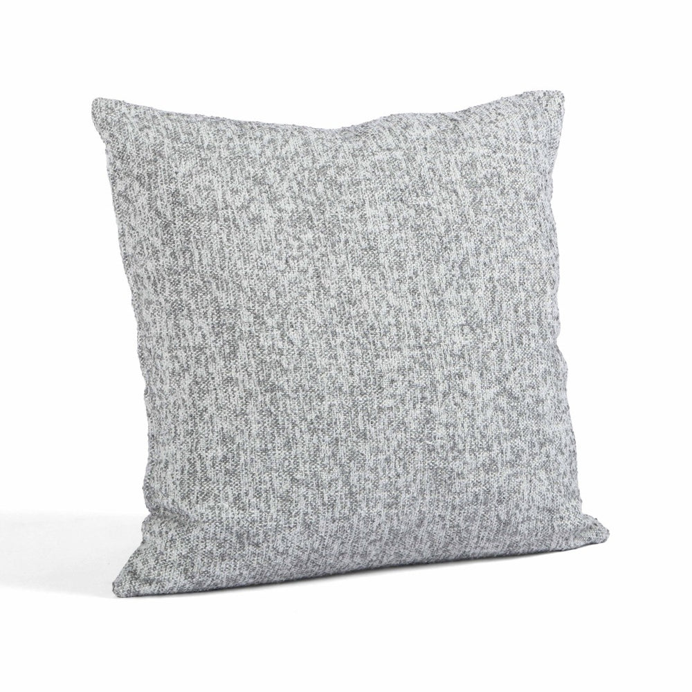 TOV Furniture Poh 20" Boucle Square Throw Pillow - Soft, Sculptural Accent for Modern and Classic Interiors Washed Grey / Pillow Cover Only TOV-C18800-COVER
