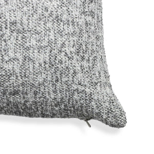 TOV Furniture Poh 20" Boucle Square Throw Pillow - Soft, Sculptural Accent for Cozy Elegance and Everyday Comfort Washed Grey / With Insert TOV-C18800