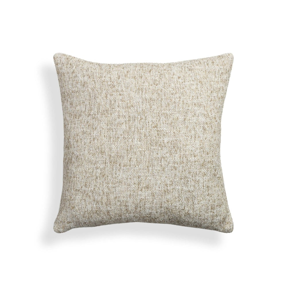 TOV Furniture Poh 16" Boucle Square Throw Pillow – Soft, Textured Accent for Cozy Living Spaces and Stylish Decor Washed Beige / With Insert TOV-C18801