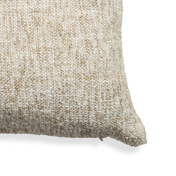 TOV Furniture Poh 16" Boucle Square Throw Pillow - Plush Comfort and Sculptural Style for Luxurious Living Spaces Washed Beige / Pillow Cover Only TOV-C18801-COVER