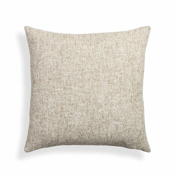 TOV Furniture Poh 20" Boucle Square Throw Pillow - Soft, Sculptural Accent for Cozy Elegance and Everyday Comfort Washed Beige / With Insert TOV-C18802