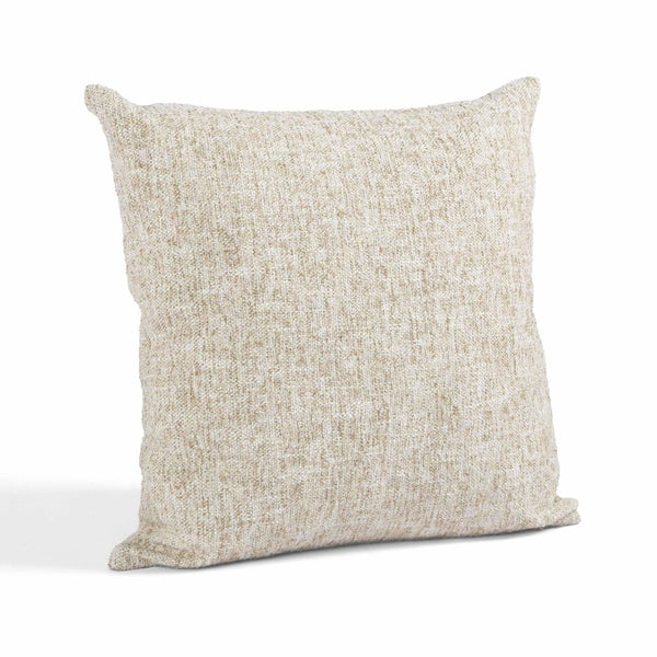 TOV Furniture Poh 20" Boucle Square Throw Pillow - Soft, Sculptural Accent for Modern and Classic Interiors Washed Beige / Pillow Cover Only TOV-C18802-COVER