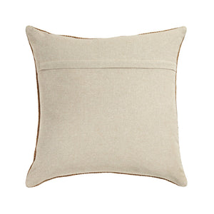 TOV Furniture Terra 20" Square Jute and Wool Kilim Throw Pillow for Artisanal Charm and Natural Warmth Mesa / Pillow Cover Only TOV-C18847-COVER