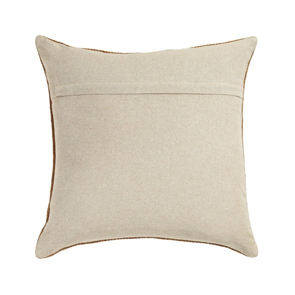 TOV Furniture Terra 20" Square Kilim Throw Pillow - Handcrafted Jute & Wool Accent for Cozy, Stylish Living Spaces Mesa / With Insert TOV-C18847