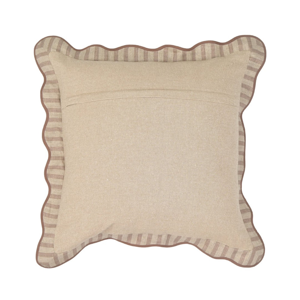 TOV Furniture Striped 20" Linen Throw Pillow - Handcrafted Accent with Soft Cotton-Linen Blend and Unique Charm TOV-C18888