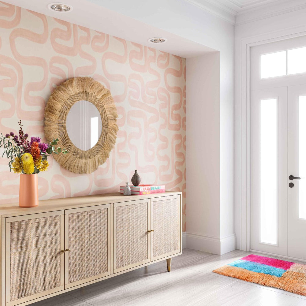 TOV Furniture Karissa Mirror - Handcrafted Abaca Fiber Design for Bohemian & Safari-Inspired Home Décor Elegance TOV-C21002