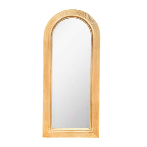 TOV Furniture Tanya 70" Bohemian Rattan Floor Mirror - Handcrafted Organic Design for Elegant Home Décor Natural TOV-C54314