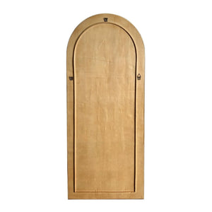 TOV Furniture Tanya 70" Bohemian Rattan Floor Mirror - Handcrafted Organic Design for Elegant Home Décor Natural TOV-C54314