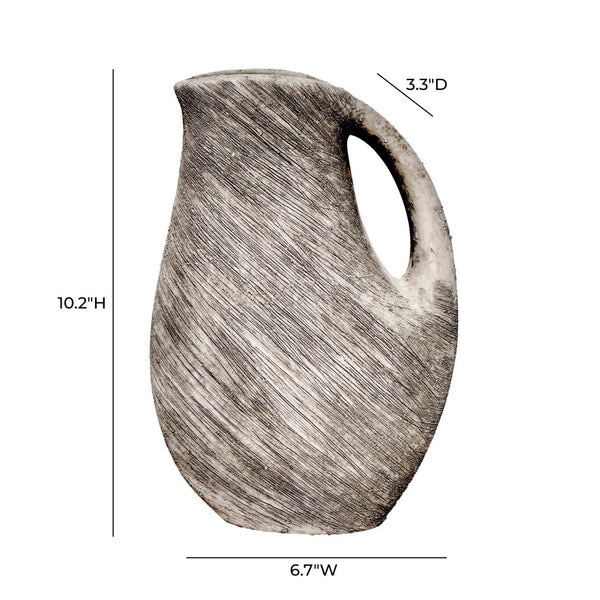 TOV Furniture Earthenware Water Can Vase – Handcrafted Ceramic Decor for Unique Floral Displays & Home Styling TOV-C54678