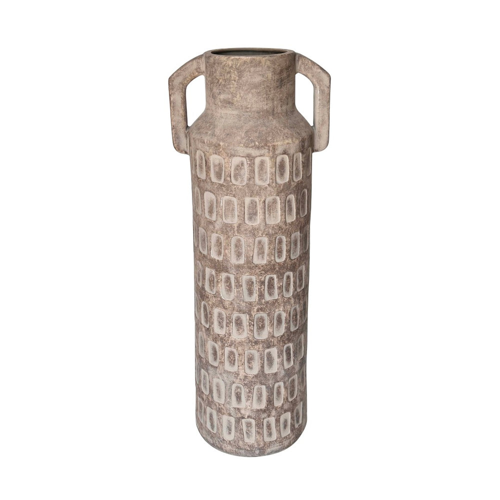 TOV Furniture Earthenware Handcrafted Flower Vase - Unique Artisan Decor for Modern, Boho, or Eclectic Spaces TOV-C54679