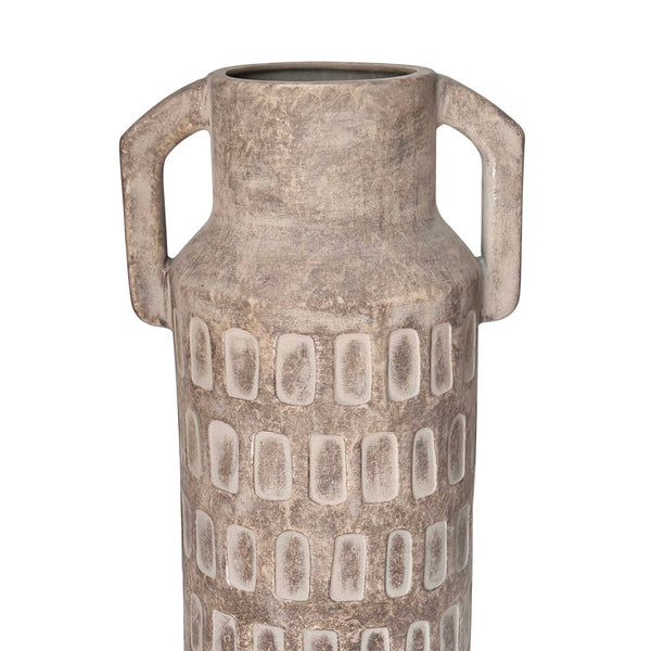 TOV Furniture Earthenware Handcrafted Flower Vase - Unique Artisan Decor for Modern, Boho, or Eclectic Spaces TOV-C54679