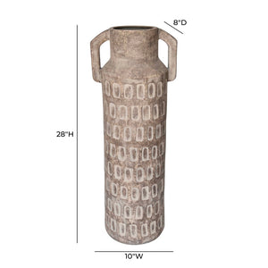 TOV Furniture Earthenware Handcrafted Flower Vase - Unique Artisan Decor for Modern, Boho, or Eclectic Spaces TOV-C54679