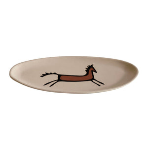 TOV Furniture Ceramic Handcrafted "Horseplay" Catchall Dish – Unique Decorative Tray for Keys, Jewelry & More TOV-C54686
