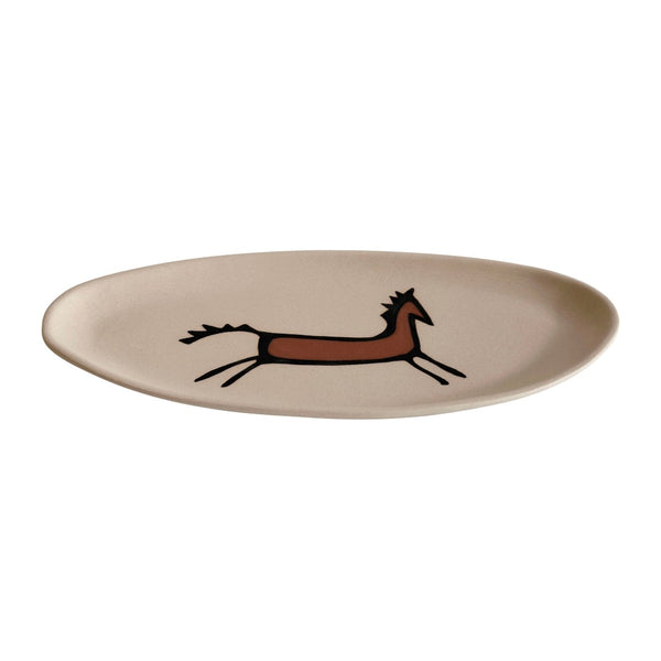 TOV Furniture Ceramic Handcrafted "Horseplay" Catchall Dish – Unique Decorative Tray for Keys, Jewelry & More TOV-C54686