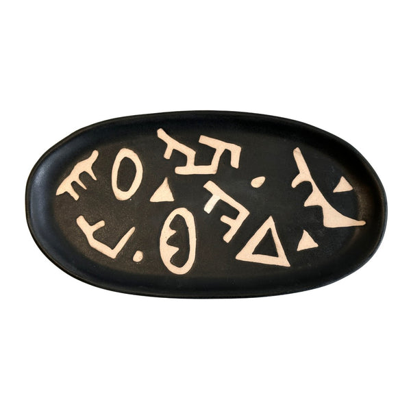 TOV Furniture Ceramic Handcrafted Catchall Dish - Elegant Valet Tray for Keys, Jewelry & Home Décor - Unique Gift TOV-C54687