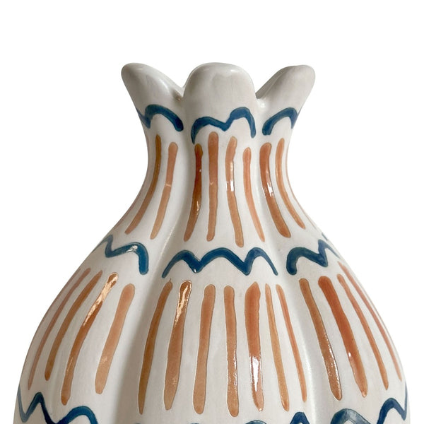 TOV Furniture Ceramic Coastal-Inspired Coral Vase – Handcrafted, Unique Accent for Modern & Boho Interiors TOV-C54688