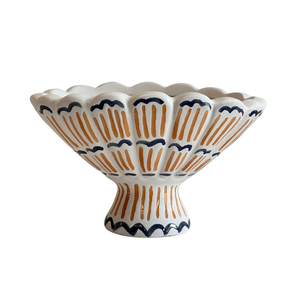 TOV Furniture Ceramic Handcrafted Coral Bowl - Unique Artisan Earthenware for Modern, Boho, and Eclectic Decor TOV-C54689