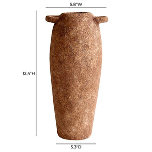 TOV Furniture Earthenware Narrow Vase - Handcrafted Terracotta Accent for Modern & Boho Decor, Unique & Versatile TOV-C54697