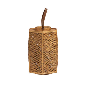 TOV Furniture Andi Handwoven Rattan Lantern – Rustic Charm for Cozy Spaces with Ambient Light & Timeless Style TOV-C54788