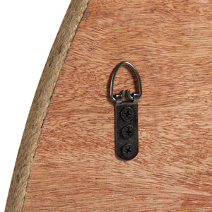 TOV Furniture Midge 40.5" Handwoven Rope Round Wall Mirror - Coastal Charm for Any Room, Easy to Hang & Brighten TOV-C54797