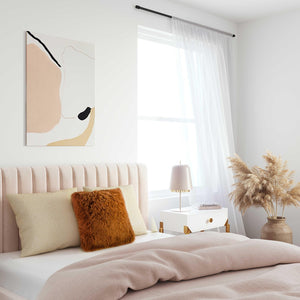 TOV Furniture Tibetan Sheepskin Throw Pillow - Luxurious, Handcrafted Accent for Cozy Home Decor and Style Copper / 16" TOV-C5717