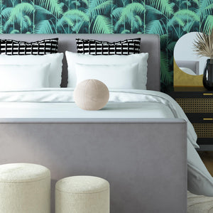 TOV Furniture Boba Velvet Ball Throw Pillow - Luxurious Round Accent for Sofas, Beds, and Reading Nooks, Cream TOV-C68170