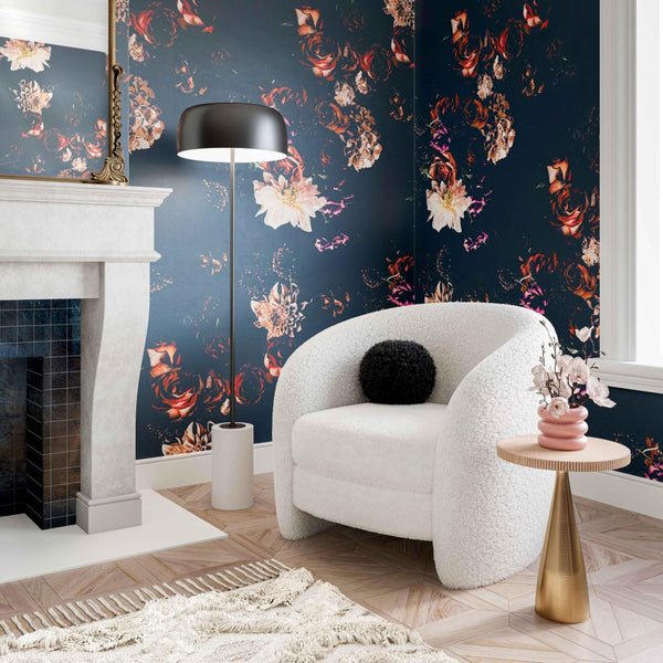 TOV Furniture New Zealand 16" Sheepskin Round Throw Pillow - Luxurious Comfort for Modern and Rustic Interiors Black TOV-C68254